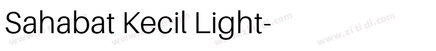 Sahabat Kecil Light字体转换